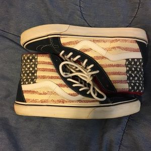 Vans sk8 high American flag